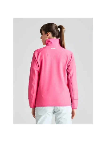 Hanorac din fleece Slam din fleece roz
