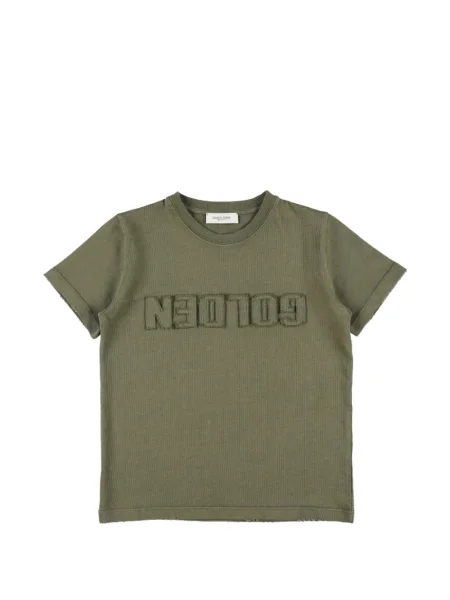 Dětské tričko Golden Goose zelené