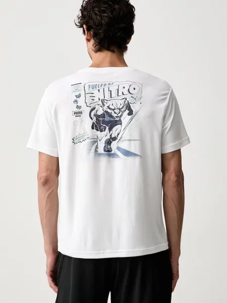 Puma T-shirt do biegania Run Nitro biała