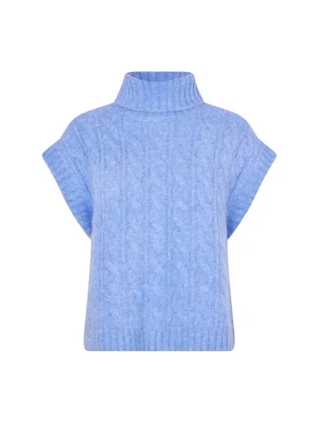 Sweter Lollys Laundry wełniany niebieski