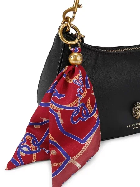 Кожаная сумка хобо Kurt Geiger London