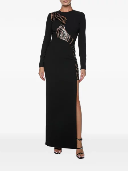 Flitteres maxi ruha Just Cavalli fekete