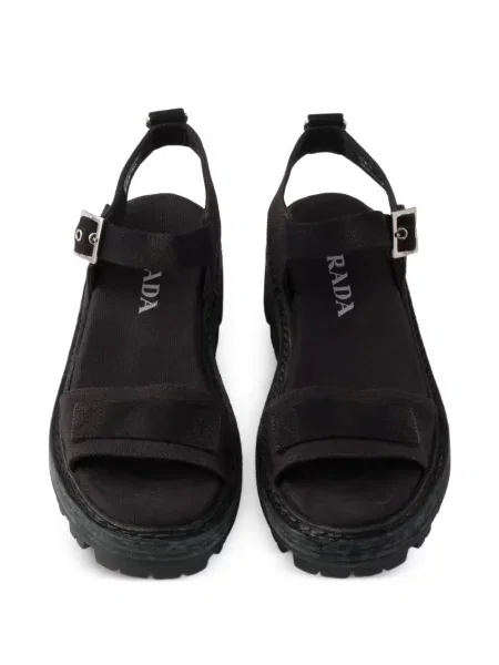 Platno sandale Prada crna