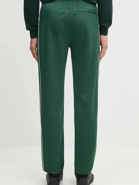 Lacoste pantaloni de trening neted verde