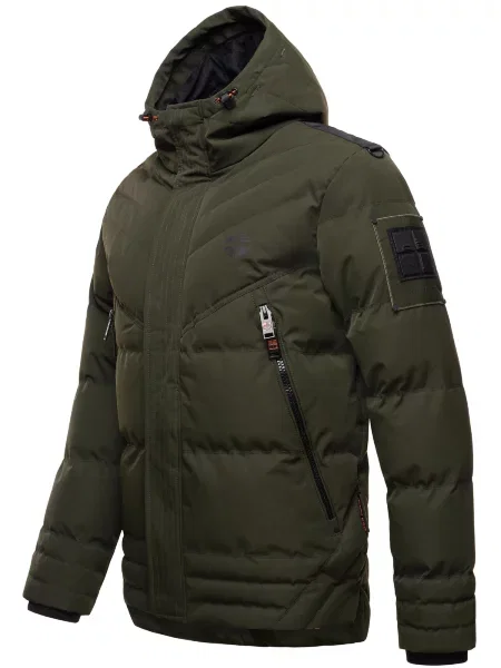 STONE HARBOUR Téli dzseki Romaan olíva fekete