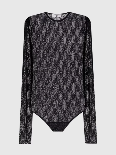 Боді з мережива Twinset чорне