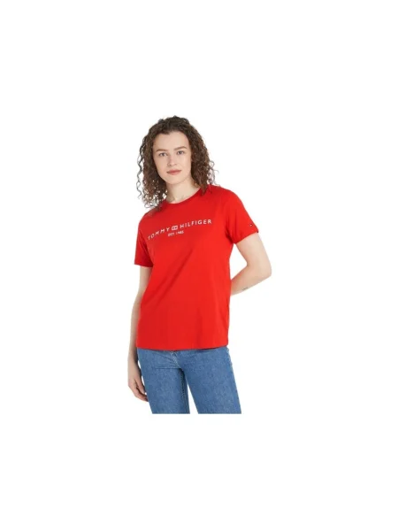Tommy Hilfiger tričko dámske červená