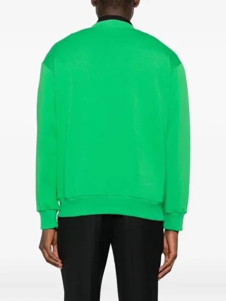 Hanorac crewneck Notrainproof cu decolteu rotund verde