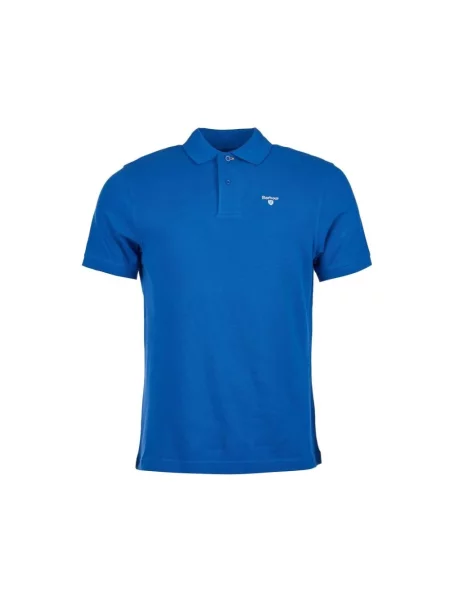 Koszulka polo Barbour niebieska