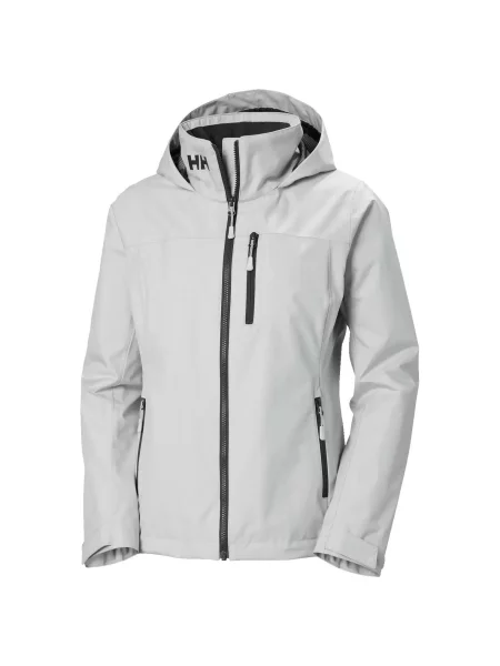Średnio wodoodporna kurtka z kapturem Helly Hansen Crew szara