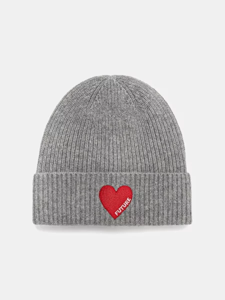 FROM FUTURE căciulă de cașmir gri