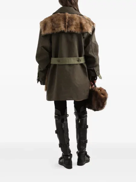 Palton de blană Dolce & Gabbana maro