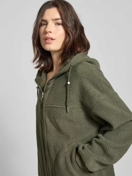 Kurtka z polaru o kroju relaxed fit z kapturem model ‘FEY’ Varley