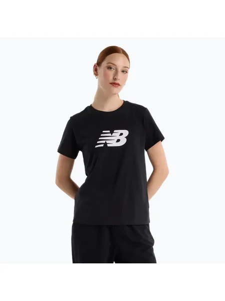 Тениска New Balance от джърси черно