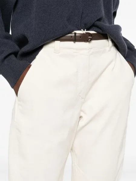 Pantaloni Brunello Cucinelli alb