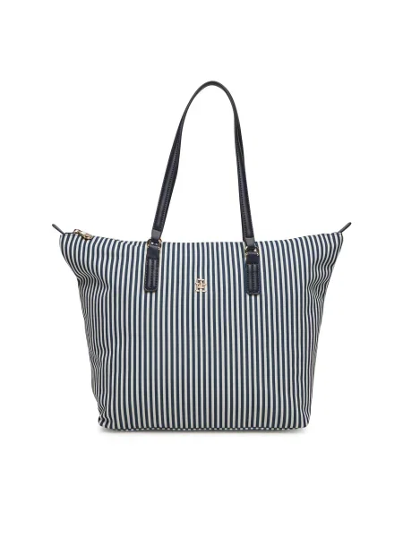 Tommy Hilfiger Kabelka Poppy Summer Tote Tmavomodrá modrá