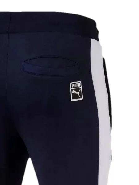 Pantaloni Puma alergare albastru
