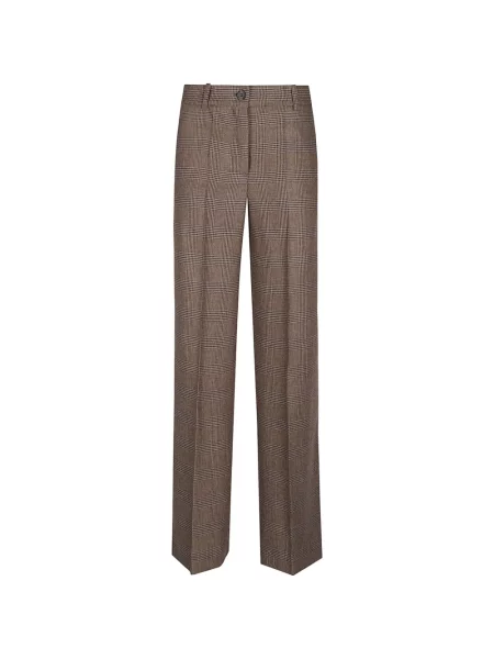 Pantaloni P.a.r.o.s.h. în carouri maro