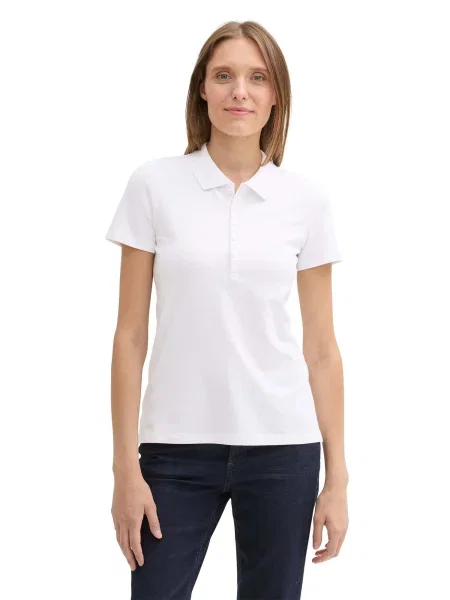 TOM TAILOR Tricou alb