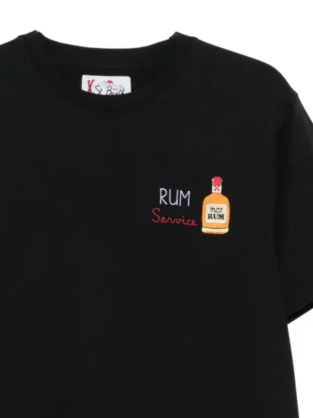 Tricou Mc2 Saint Barth cu broderie negru