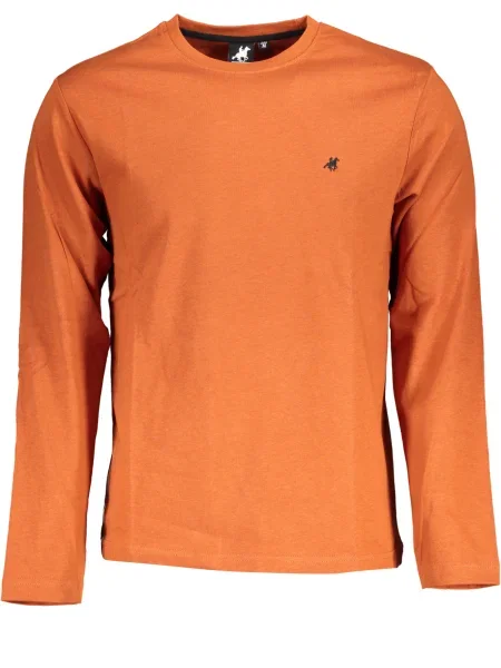 Polo U.s. Grand Polo cu mâneci lungi portocaliu