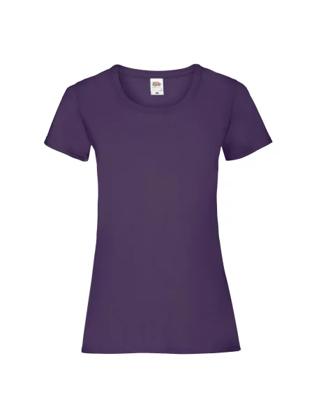 Koszulka Valueweight Heather T-shirt fioletowa