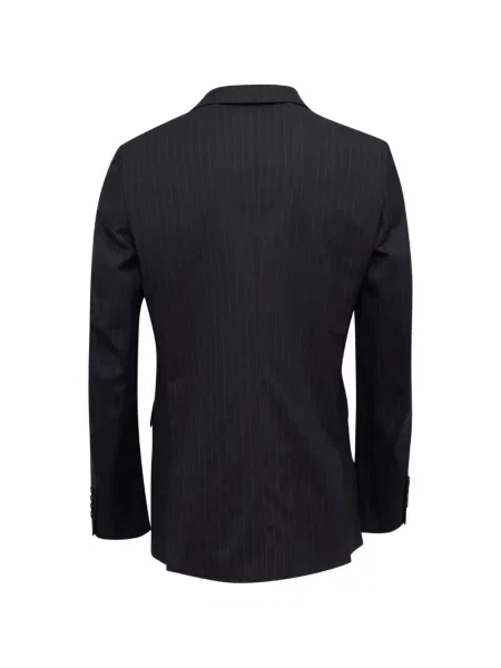 Ριγέ μπλέιζερ Comme Des Garçons Homme Deux μπλε
