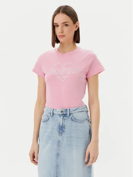 Guess Tricou roz