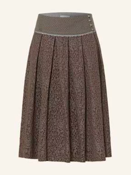 Rockmacherin Spódnica Do Stroju Ludowego Luschtig braun szara