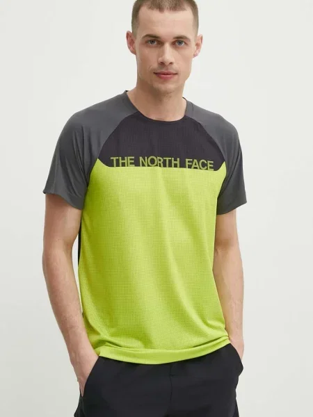 Sportovní tričko The North Face zelené