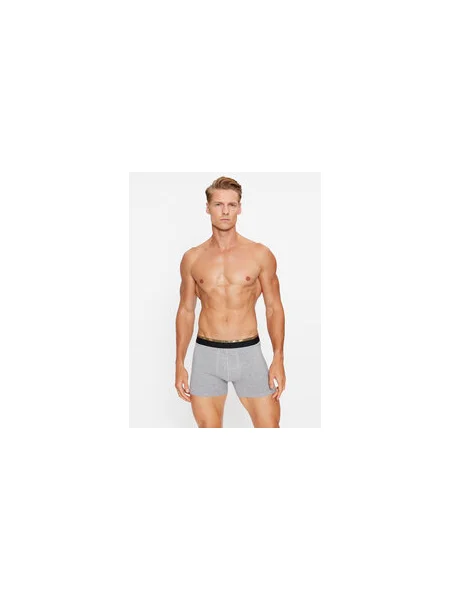 Olcsóbban. Férfi boxeralsó Basic Trunk 3 pár balck/white/grey. Méret: fehér