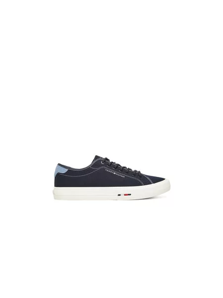 Tommy Hilfiger Tenisky Hi Vulc Street Canvas Tmavomodrá bílé