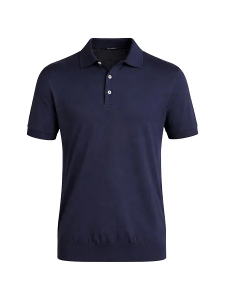 Scurt tricou polo Tombolini albastru