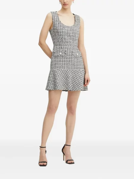 Rochie Guess din tweed negru