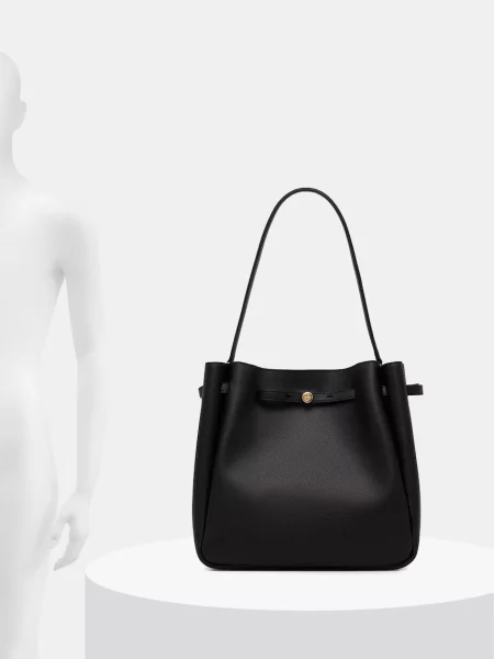 Кожаная сумка шоппер Tory Burch