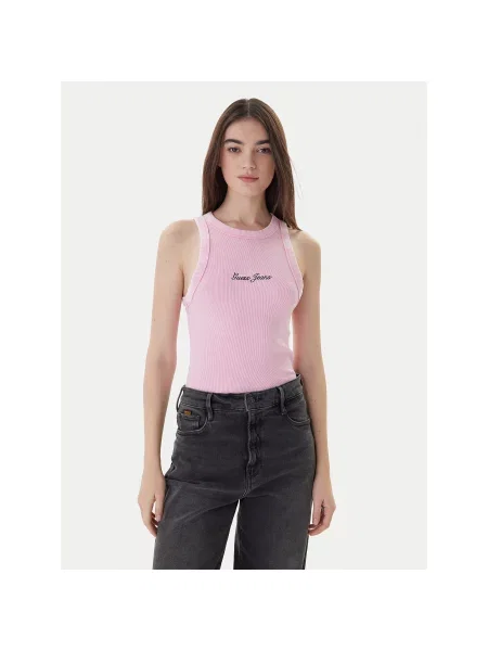 Guess Jeans Топ Classic Fit рожевий