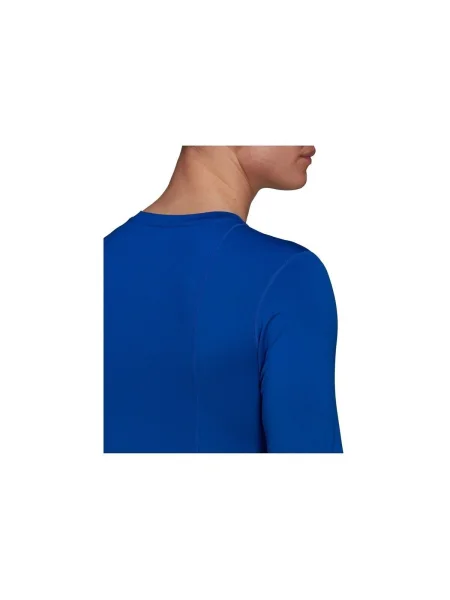 Comprimare tricou mânecă lungă Adidas albastru