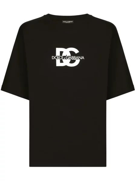 Tricou Dolce & Gabbana cu imagine negru