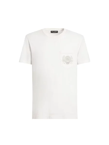 Koszulka Dolce And Gabbana z logo beżowa