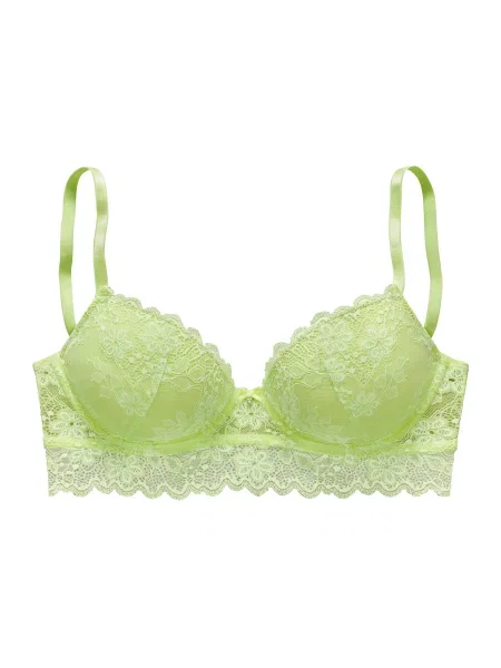 VIVANCE Nedrček svetlo zelena / off-bela bela