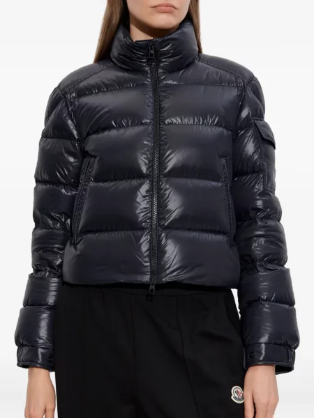 Пухено яке Moncler черно