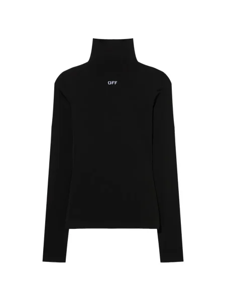 Pulover Off-white lung alb