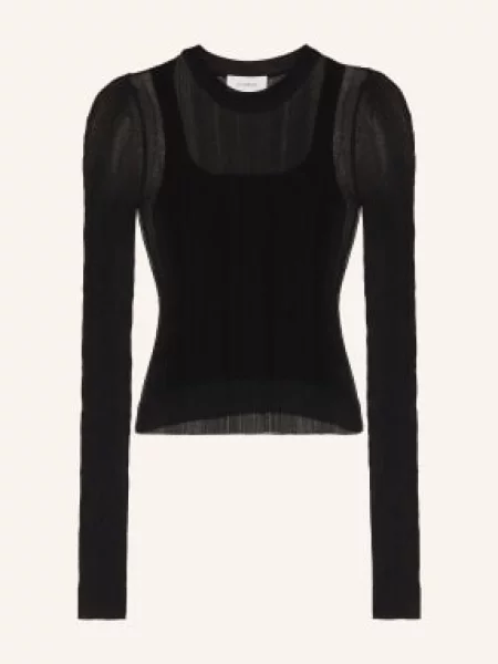 Sportmax Koszulka Z Długim Rękawem Buono schwarz czarna