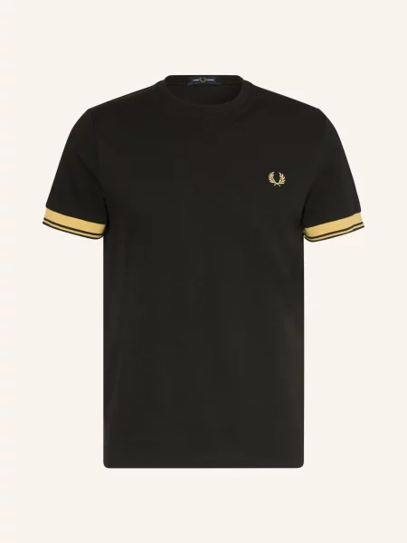 Fred Perry Tričko / tmavě žlutá černá