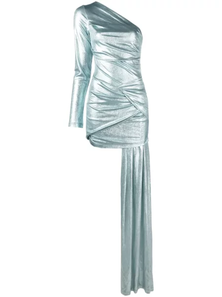 Rochie Off-white cu un umăr gol alb