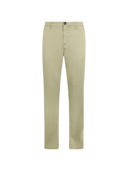 Pantaloni chino Moorer verde
