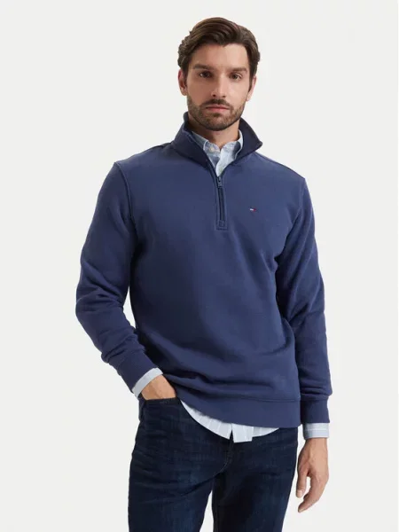 Mikina Tommy Jeans modrá