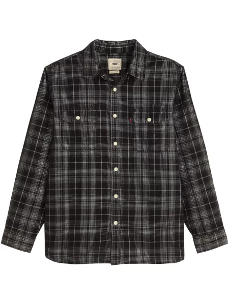 LEVI'S ® Košeľa Jackson Worker sivá / čierna biela