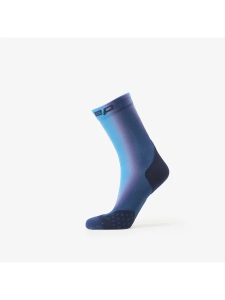 Șosete CEP Core Run Gradient Mid Cut Compression Socks Blue L albastru