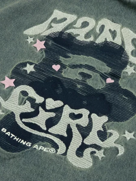 Geacă Aape By A Bathing Ape cu glugă albastru